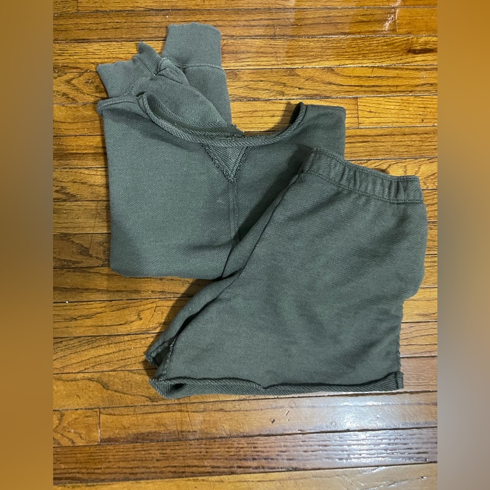 Aerie Olive Green Pants & Jumpsuit Set